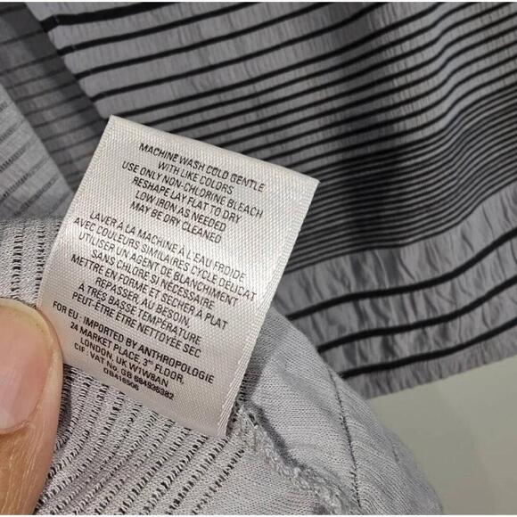 NWT Anthropologie Deletta Striped Tulip Sleeveless Tank Top XS - Picture 9 of 9